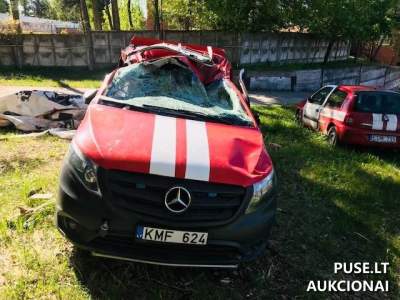 Lengvasis automobilis Mercedes-Benz Vito 2018 m. aukcione Vilniuje, pradinė kaina 4000 EUR
