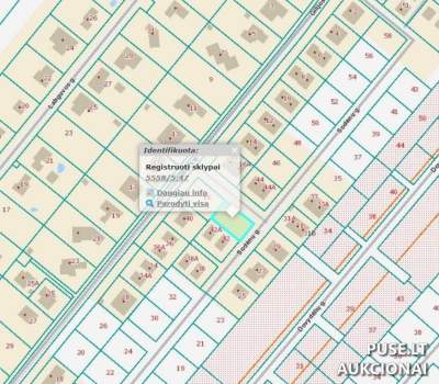 Žemės sklypo dalis Klaipėdos rajone, Trušelių kaime, 68338 EUR pradinė kaina - Antstolio vykdomas aukcionas