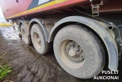 Puspriekabė GRAS GS 44 6600kg Bendra Masė, Aukcionas Balandžio Mėnesį Nuo 8100 EUR