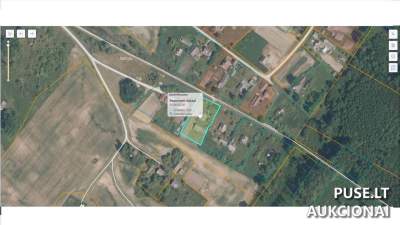 Parduodamas gyvenamosios paskirties žemės sklypas Pasvalio r. sav., Kraštų k. 4080 EUR