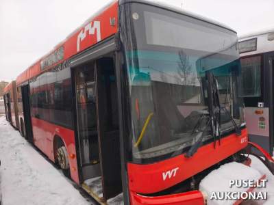 4 Vnt. Naudotų Autobusų Aukcionas Vilniuje, pradinė kaina 12718 EUR: Pirkimas iš UAB "Vilniaus viešasis transportas"
