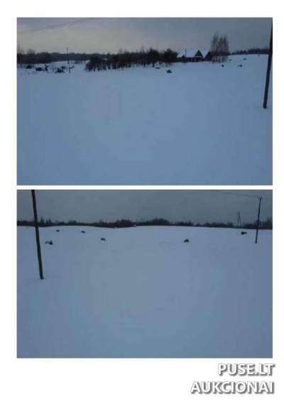 Parduodamas 0.84 ha žemės ūkio paskirties sklypo dalis Utenos rajone, Bareišių kaime, pradinė kaina 5200 EUR