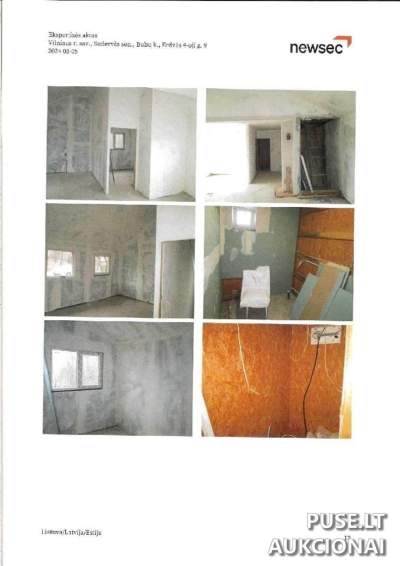 Sodo namas su sklypu Vilniaus rajone, Bubų kaime parduodamas aukcione - pradinė kaina 84000 EUR