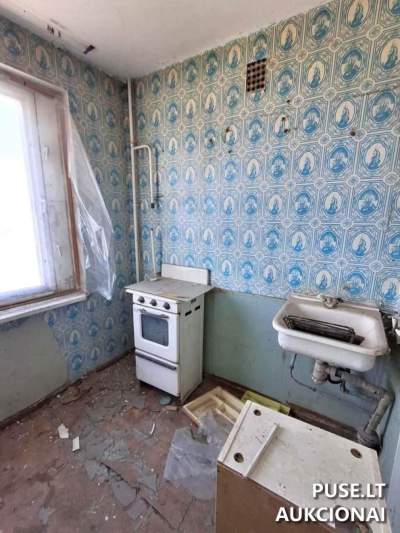 Mažas 33.97 kv.m butas Kėdainiuose, Šėtos g. 110, pradinė kaina 9800 EUR