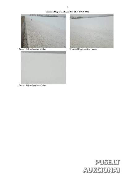 Žemės ūkio paskirties sklypas Panevėžio r. sav., Marijamboro k., pradinė kaina 432 EUR