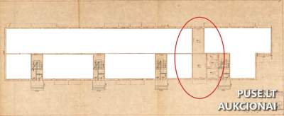 1/6 dalis 2 kambarių buto Vilniuje, Minties g. 24, pradinė kaina 12000 EUR