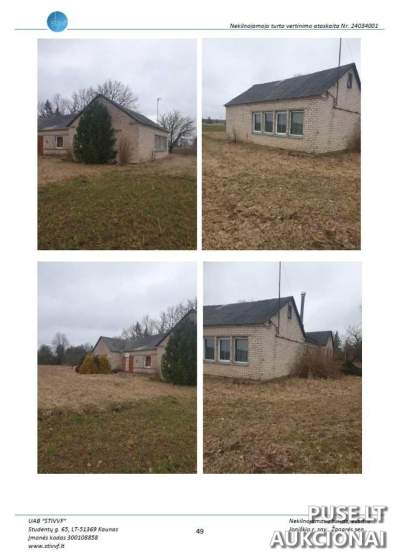 Komplekso pardavimas Joniškio rajone, Maželių kaime: Mokykla, ūkinis ir malkinė už 4119 EUR