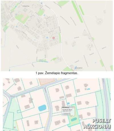 Земельна ділянка 9А, вул. Саулетекё, с. Вилкичяй, р-н Шілуте — 8800 EUR