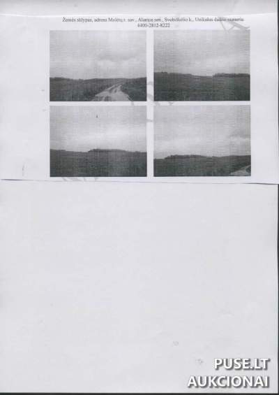 Сільськогосподарська ділянка 5.186 га у селі Свобішкеляй, Молєтський район, початкова ціна 13440 EUR