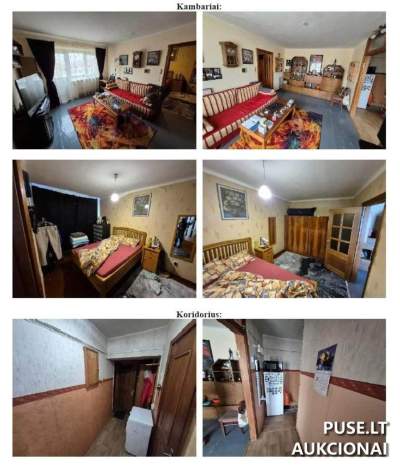 Dviaukštis 2 kambarių butas su rūsiu Kaune, A. Smetonos al. 59, pradinė kaina 65600 EUR