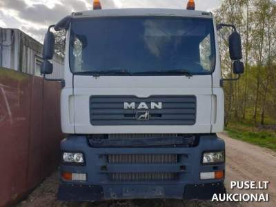 Specialized Truck MAN TGA 26-320 with Container Equipment for Sale in Vilnius District, Starting Bid 700 EUR