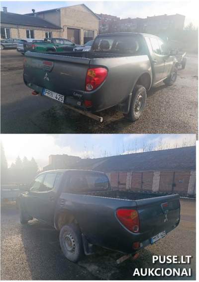 2011 Mitsubishi L200 Pickup Truck Auction in Mazeikiai, Starting Bid 5800 EUR