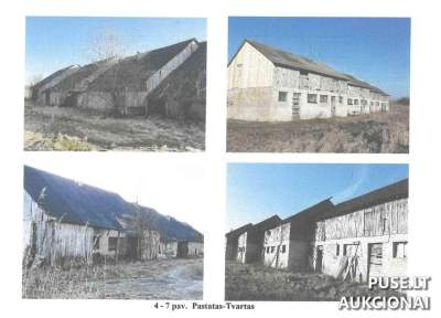 1/8 Share of Barn Building in Jurbarkas District, Girdžiai Village, Starting at 200 EUR