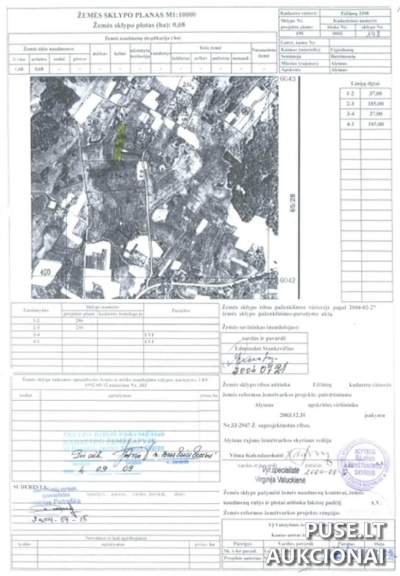 1/3 žemės ūkio paskirties sklypo dalis Alytaus r. sav., Eigirdonių k. 738 EUR pradinė kaina