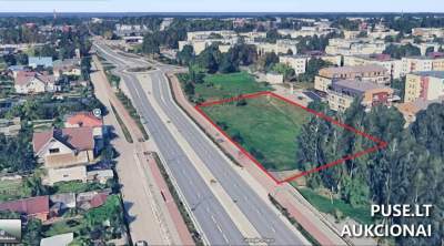 Žemės sklypas Palangoje, Kretingos g. 49, parduodamas aukcione už 453000 EUR