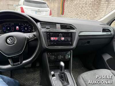 Keleivinis automobilis VW Tiguan 2.0l dyzelinas 2019m. 110kw parduodamas aukcione 17000 EUR