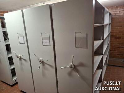 Parduodami 2 stelažų komplektai (baldai) Kaune su 970 EUR pradine kaina I Aukcione