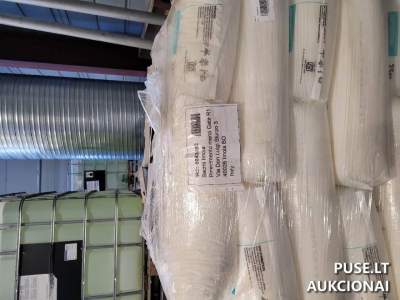 1014 kg HDPE polimero koncentratas aukcione Vilniuje, pradinė kaina 654 EUR