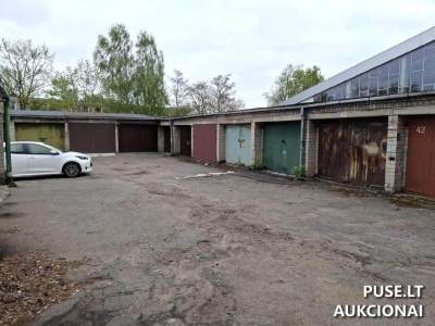 Garažas (žemės nuomos teisė) Vilniuje, Dzūkų g. 7, 8910 EUR - Turto banko aukcionas