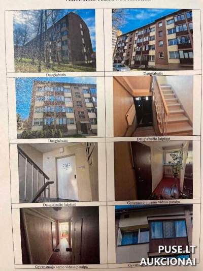 1 kambario butas Vilniuje, Darbininkų g. 19, pradinė kaina 54400 EUR – Antstolio aukcionas