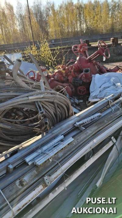 Aliuminio metalo laužas su priemaišomis ~5 tonos aukcionas Visagino savivaldybėje, pradinė kaina 8000 EUR