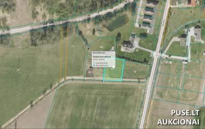 Žemės sklypas Mažeikių rajone, Reivyčių kaime, 0.1568 ha, pradinė kaina 5040 EUR