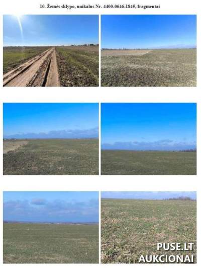1.07 ha Agricultural Land Plot for Sale in Santakos Village, Kalvarija Municipality, Starting Bid 4160 EUR