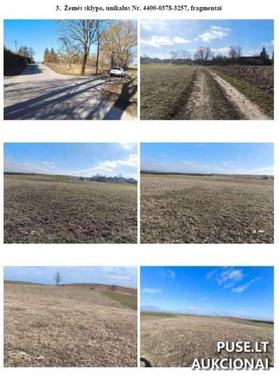 0.77 Hectare Agricultural Land Plot for Sale by Auction in Santakos Village, Kalvarija Municipality, Starting at 2400 EUR