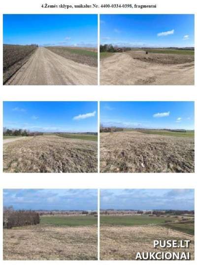 1.75 ha Agricultural Land Plot for Sale in Santakos Village, Kalvarija Municipality, Starting at 6800 EUR