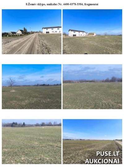 Agricultural Land Plot in Kalvarija Municipality, Santaka Village, Starting Price 2240 EUR
