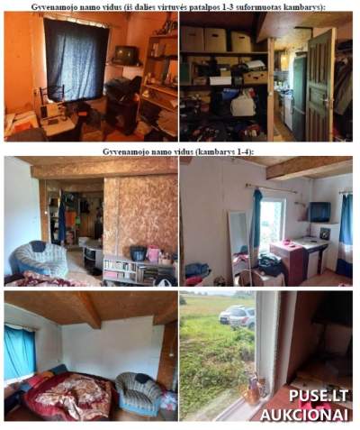 1/2 Share of Residential House in Staškūniškis, Širvintos District, Maumedžio g. 28, Starting Bid 5360 EUR