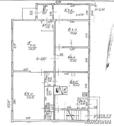 Parduodamos prekybos paskirties patalpos vaistinei Pandėlyje, Parko g. 1, pradinė kaina 5364 EUR