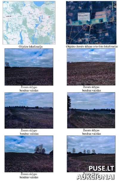 Žemės ūkio paskirties sklypas Lazdijų rajone, Ročkių kaime, pradinė kaina 15760 EUR