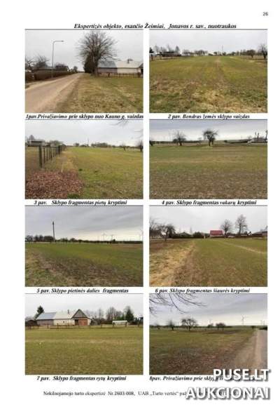 Žemės sklypas Jonavos r. sav. Žeimių miestelyje, parduodamas už 1472 EUR pradinę kainą