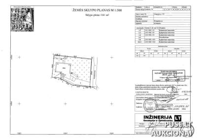 Žemės sklypas Liepojos g. 152 Klaipėdoje gyvenamosios paskirties 0.1161 ha už 174400 EUR