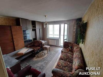 Продажа квартиры 47 кв. м с подвалом в Вентe, Аkmenėский район, Ventos g. 40. Начальная цена 17900 EUR