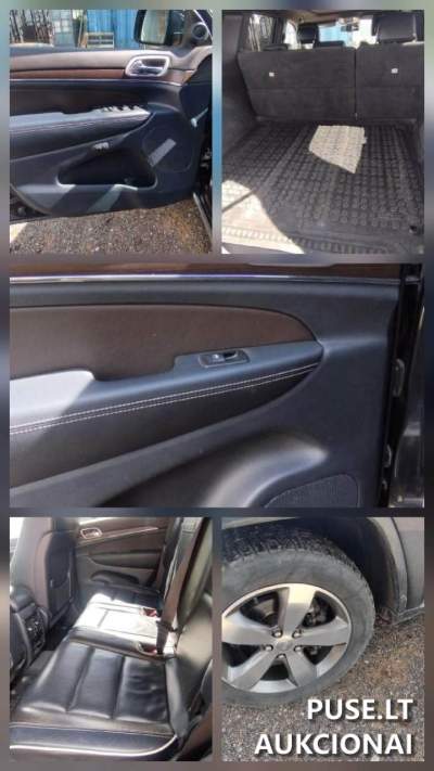 Pirmasis 2015 m. Jeep Grand Cherokee dyzelinas 184 kW aukcione nuo 4800 EUR