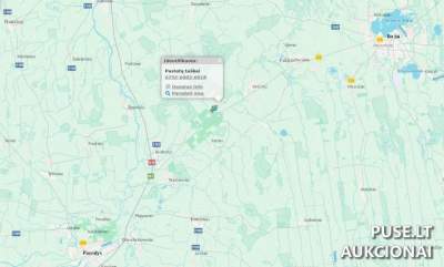 Продажа 1/2 доли квартиры в Пасвальском районе, дер. Да动ню, на торгах от 314 EUR