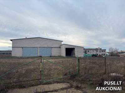 Pramoninės paskirties pastatas Marijampolės r. Kaštonų g. 6 parduodamas 470696 EUR aukcione