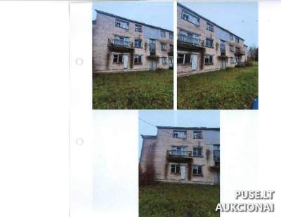 Parduodamas 49 kv. m butas Kelmės r. sav., Vaiguvos k., su 100% baigtumu, pradinė kaina 1200 EUR