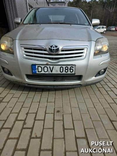 Parduodamas automobilis TOYOTA AVENSIS 2008 m. aukcione, pradinė kaina 400 EUR