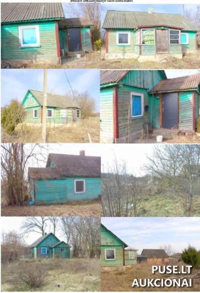 Žemės sklypas su senu gyvenamuoju namu Lazdijų rajone, Šilėnų k., pradinė kaina 2848 EUR