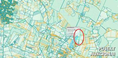 Žemės sklypo 1/2 dalis Klaipėdos rajone, Greičiūnų kaime, pradinė kaina 14000 EUR