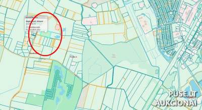 Žemės sklypas Klaipėdos rajone, Kibelkščių kaime, pradinė kaina 13680 EUR