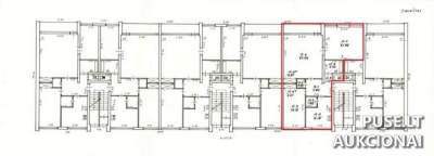 1/2 dalis 92 kv. m. buto Jonavos r. sav., Upninkų k., Darbininkų g. 5 - 13, pradinė kaina 1150 EUR