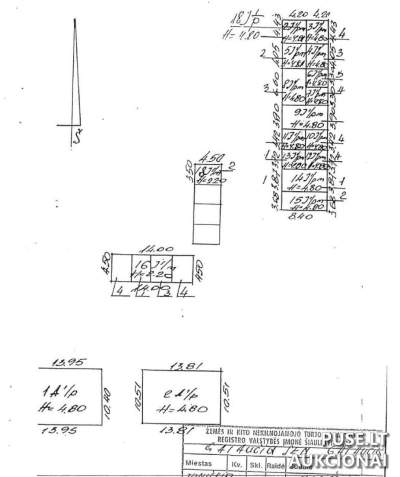 Patalpos-butas Joniškio r. sav., Gataučių k., M. Katiliūtės g. 2-4, 46 kv.m pradinė kaina 1581 EUR
