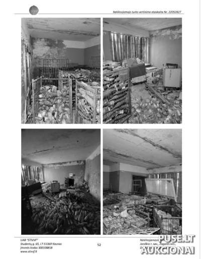 Komercinės patalpos Joniškio rajone, Daukšių k., Sodžiaus g. 4, pradinė kaina 7874 EUR