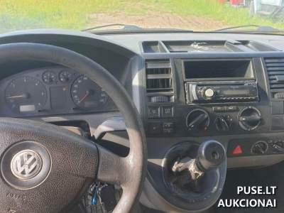 Krovininis furgonas VW TRANSPORTER 2007 m. Dyzelis, 75 kW, pradinė kaina 450 EUR