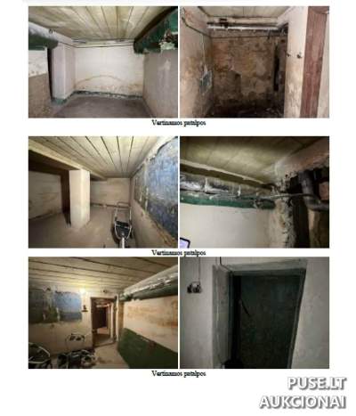 Negyvenamosios kūrybinės dirbtuvės Vilniuje Pelesos g. 47, 117 kv.m. pradinė kaina 18576 EUR