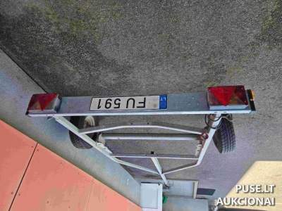 Valties priekaba Brenderup FU591 parduodama aukcione Klaipėdoje nuo 100 EUR